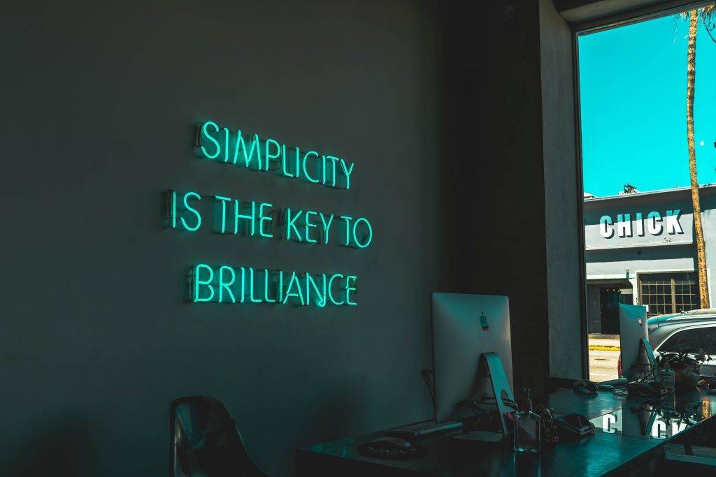 Simplicity is the key to brilliance - Manner of speaking